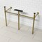 Fauceture VPBT14887 Stainless Steel Console Sink Legs, Brushed Brass VPBT14887 - alternate 2